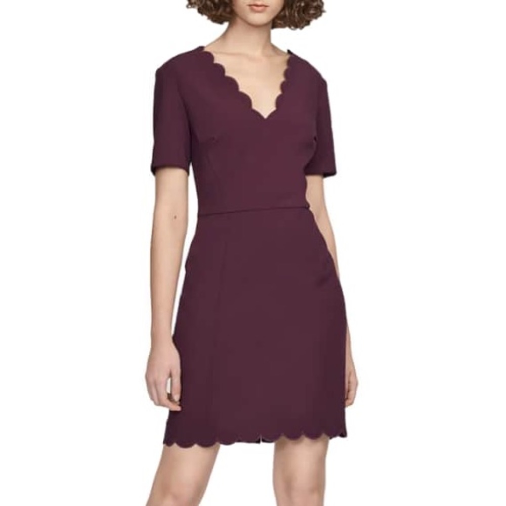 Wine colored French Connection dress✨